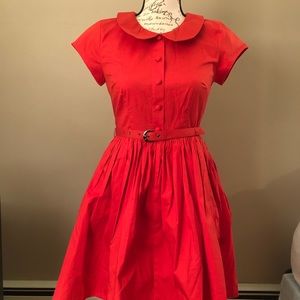 Red Vintage Inspired Dress